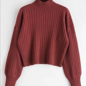 Mock Turtleneck Sweater